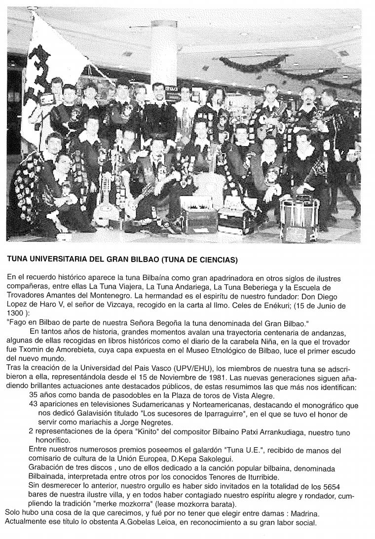 Certamen Tunas de Ciencias 1997